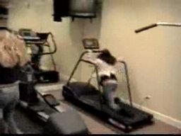 Girl Vs Treadmill