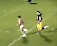 Football Streaker Gets Tackled