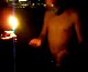 Guy Sets His Chest On Fire