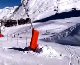 Snow Bike Jump Crash