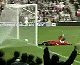Soccer Player Hits Nuts On Goal Post