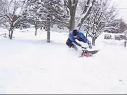 Mini Bike Snow Jump